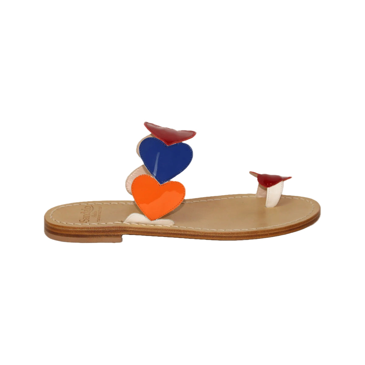 Heart Detail Toe Ring Sandal 820