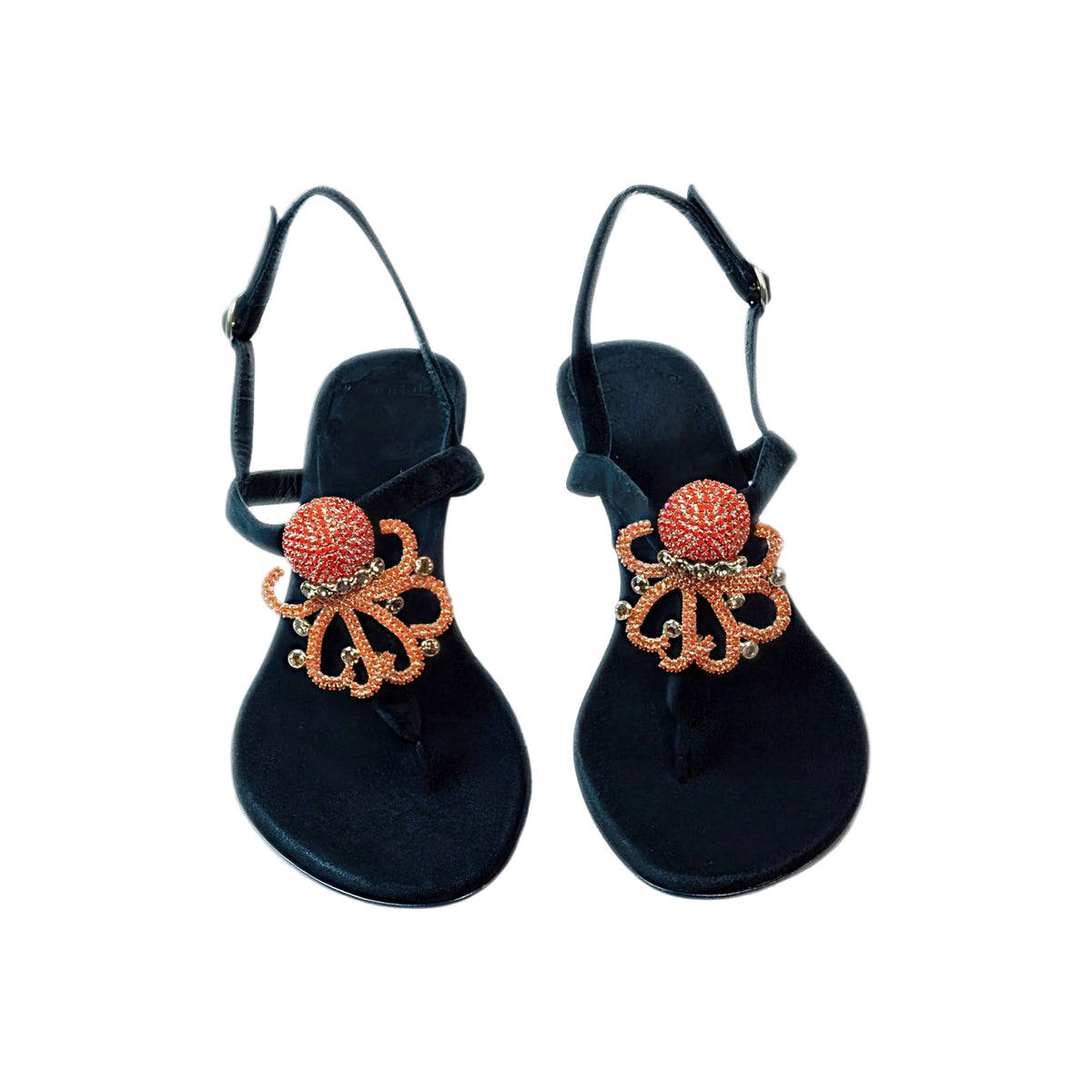 Jewel Coral Octopus Sandal Jewelry Octopus